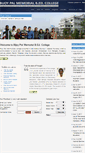 Mobile Screenshot of bijoypalmemorialbedcollege.org